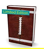 Book Sox Stretchable Book Cover: Fits Most Hardcover Textbooks up to 9" x 11". Adhesive-Free, Nylon Fabric School Book Protector. Easy to Put On. Washable & Reusable Jacket. (Football)