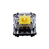 Gateron Optical switches 68PCS Optical Yellow Switches for Optical Keyboard（Yellow 70PCS）