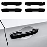 CKE for 11th Gen Civic Exterior Door Handle Cover Trim with Smart Entry Lock for Honda Civic 2022 Accessories Sedan Hatchback LX EX EX-L Sport Touring Type R -Glossy Black