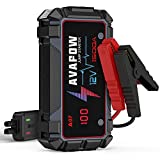 AVAPOW Jump Starter 1500A Peak Current Jumper Cables Kit for Car(Upto 12V 7L Gas/5.5L Diesel Engine) with USB Quick Charging and 400 Lumen LED Jump Starter Battery Pack