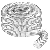 4" x 20’ Ultra Flex Clear Vue Heavy Duty PVC Dust Debris and Fume Collection Hose MADE IN USA!