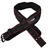 MELOTOUGH Padded Tool Belt with D ring for men construction Strong Durable Double Metal Roller Buckle,adjustable waist 28'-50 'thick confortable foam padding (XL)