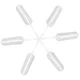100 Pcs 4ml Clear Plastic Pipettes Disposable Liquid Dropper Pipettes Squeeze Transfer Pipettes Liquid Injector for Strawberry Cupcakes, Chocolate and Ice Cream