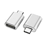 nonda USB C to USB Adapter(2 Pack),USB-C to USB 3.0 Adapter,USB Type-C to USB,Thunderbolt 3 to USB Female Adapter OTG for MacBook Pro 2019,MacBook Air 2020,iPad Pro 2020 ,More Type-C Devices(Silver)