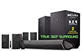 Nakamichi Shockwafe Ultra 9.2.4 Channel 1000W Dolby Atmos Soundbar with Dual 10" Subwoofers (Wireless) & 4 Rear Surround Effects Speakers. Enjoy Plug and Play Explosive Bass & High End Cinema Surround