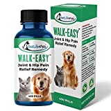 BestLife4Pets Walk-Easy Hip and Joint Supplement for Dogs Cats – Arthritis Pain Relief and Anti-inflammatory Support Pills - All Natural, for Large and Small Pets