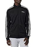adidas Men’s Essentials 3-stripes Tricot Track Jacket, Black/White, 3X-Large