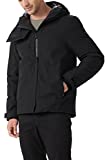 Orolay Men's Winter Puffer Down Coat Thicken Warm Jacket with Hood Black XL