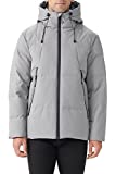 Orolay Men's Insulated Warm Hooded Puffer Down Jacket Winter Coat Cloudburst M