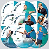 9 Isolation Exercise and Stretch Workout DVDs to Lessen Pain, Increase Strength, Improve Flexibility and Range of Motion from Head to Toe with Aaron Wright