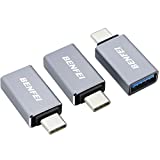 USB C to USB 3.0 Adapter, Benfei 3 Pack USB C to A Male to Female Adapter Compatible with MacBook 2018 2017 2016, Samsung Galaxy Note 8, Galaxy S8 S8+ S9, Google Pixel, Nexus, and More