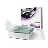 Labvida 144pcs of Pre-Cleaned White Color Frosted Microscope Slide, Dim.75mmx25mm, Super Grade Glass, Ground Edges, 45° Safety Corners, LVQ034W