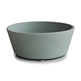 mushie Silicone Suction Bowl | BPA-Free Non-Slip Design (Cambridge Blue)