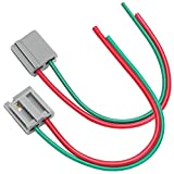 2 Pack HEI Distributor Pigtail Wire Harness 12 Volts Battery and Tachometer Connector Compatible with RV Chevy GM HEI 170072
