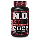 N.O. XT Nitric Oxide Supplement with Nitrosigine L Arginine & L Citrulline for Muscle Growth, Pumps, Vascularity, & Energy - Extra Strength Pre Workout N.O. Booster & Muscle Builder - 90 Veggie Pills