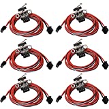 R REIFENG 6 Pack Mechanical Endstop Limit Switch Module Endstop Switch Horizontal Type with 1M Cable for 3D Print Parts Ramps1.4