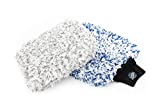 The Rag Company - 8in x 9in Premium Cyclone Wash Mitt and 6in x 8in Wash Pad Combo Kit - Korean Microfiber 70/30 Blend, Scratch-Free, Lint Free (2-Pack)