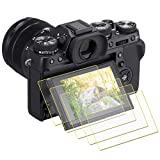 FitHom Screen Protector Compatible Fujifilm X-T1 X-T2 Digital SLR Camera 9H Optical Hard Tempered Glass Cover Protects Full Cover (5 Pack)