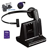 Plantronics Savi W740 Wireless Office Headset System (Renewed) (Headset+Lifter+Busy Light)