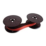 "Package of Three" Sharp EL-1197PIII Calculator Ribbon, Black and Red, Compatible