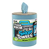 Sellars 55207 Toolbox Shop Towels Dispenser Refill, 12" Length x 10" Width, Blue (6 Rolls of 200 Sheets)