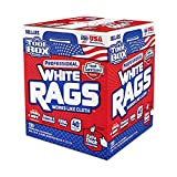 Sellars 58202 ToolBox White Rags Box, 10" x 12" (6 Boxes of 200 Sheets)