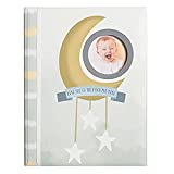 C.R Gibson B2-23934 Love You to The Moon and Back Gender Neutral Baby Memory Book, 8.8'' W x 11.2'' H