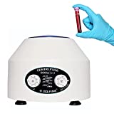 Dolfinie Centrifuge Machine, Lab Benchtop Centrifuges, Plasma Blood Centrifuge, Timer and Speed Control, 4000RPM Capacity 20ml×6 800mini 110V US Plug