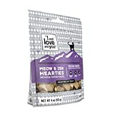 "I and love and you" Meow and Zen Hearties, Coat Support Grain Free Cat Treats, Salmon Recipe With Omegas 3 and 6, Model Number: T11305