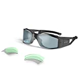 AC Infinity Grow Room Glasses, Indoor LED Grow Light Glasses with Color Corrective Lenses, for UVA/UVB Blocking in Grow Tents Hydroponics