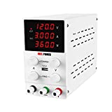 DC Power Variable Supply 120V 3A 4Digital Display Adjustable Regulated Switching Power Supply