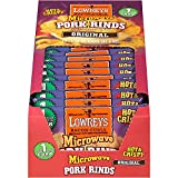 Lowrey's Bacon Curls Microwave Pork Rinds (Chicharrones), Original, 1.75 Ounce (Pack of 18)