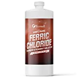 Premium Grade - 415 Ferric Chloride Copper Etchant Solution, 950mL Liquid Bottle, 1 Quart (415-1L),Dark Brown - Ecoxall Chemicals