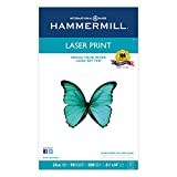 Hammermill 104612 Laser Print Office Paper, 98 Brightness, 24Lb, 8-1/2 X 14, White, 500 Sheets/Rm