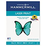 Hammermill 104604 Laser Print Office Paper, 98 Brightness, 24Lb, 8-1/2 X 11, White, 500 Sheets/Rm