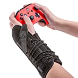 BraceAbility Gaming Wrist Brace - Video Game Support Guard for Console, Laptop, or PC Computer Keyboard and Mouse Gamer with Repetitive Strain Injury (RSI) Pain or Carpal Tunnel Syndrome (Left Hand)