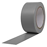 ProTapes Pro 50 Premium Vinyl Safety Marking and Dance Floor Splicing Tape, 6 mils Thick, 36 yds Length x 2" Width, Grey (Pack of 1)