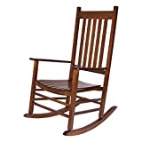 Shine Company 4332OA Vermont Rocking Chair | Outdoor Wood Rocking Chair  Oak