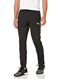 PUMA mens Training Pants, Speed Puma Black/Asphalt, Large US