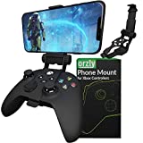 Xbox Series X Controller Mobile Gaming Clip, Xbox Controller Phone Mount Adjustable Phone Holder Clamp Compatible with Xbox Series X|S, Xbox One, Xbox One S, Xbox One X - Carbon Black