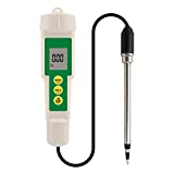 RCYAGO Soil Meter, Digital 3 in 1 Soil EC/TDS/CF Tester with Probe for Agricultural, Farming, Gardening, Lawn, Outdoor Plants Use