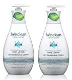 Live Clean Fresh Water Hydrating Body Lotion, 17 oz Each bottle (2-pack)