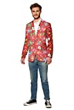 SUITMEISTER Light Up Christmas Jacket - Size L, Real LED Lights | Mens Slim Fit, Quality Blazer Jacket, Perfect for Ugly Fancy Dress Outfits | Christmas Day Outfit, Office Party & Thanks Giving