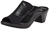 Romika Women's Mokassetta 244 Heeled Sandal, Black, 38 EU/7-7.5 M US