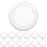 Sunco Lighting 12 Pack 5/6” LED Disk Lights Flush Mount Ceiling Light Fixture Recessed 5000K Daylight, 100W Equivalent 15W, 1050LM, Dimmable Low Profile Surface Mount ETL & Energy Star Listed