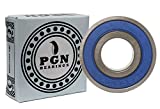 (10 Pack) PGN 6203-2RS Sealed Ball Bearing - C3-17x40x12 - Lubricated - Chrome Steel