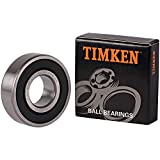TIMKEN 6203-2RSC3 2Pcs,17x40x12mm, Double Rubber Seal Bearings, C3 Clearance, Pre-Lubricated and Stable Performance and Cost Effective, Deep Groove Ball Bearings.