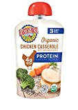 Earth's Best Organic Stage 3 Baby Food, Chicken Casserole with Vegetables & Rice, 4.5 Oz Pouch (Pack of 12)