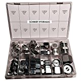 SCHMIDT HYDRAULIC 64 Pcs Lot Brand New ORFS O-Ring ORS Plug & Cap Flat Face Hydraulic Fitting Seal Kit Set