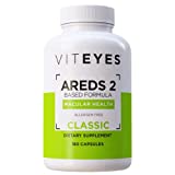 Viteyes AREDS 2 Eye Vitamins, Now with Natural Vitamin E, Smaller Capsules, Lower Zinc, Allergen Free, Lutein, Zeaxanthin, Manufactured in The USA, Eye Doctor Trusted, Classic Macular Support, 180 Ct